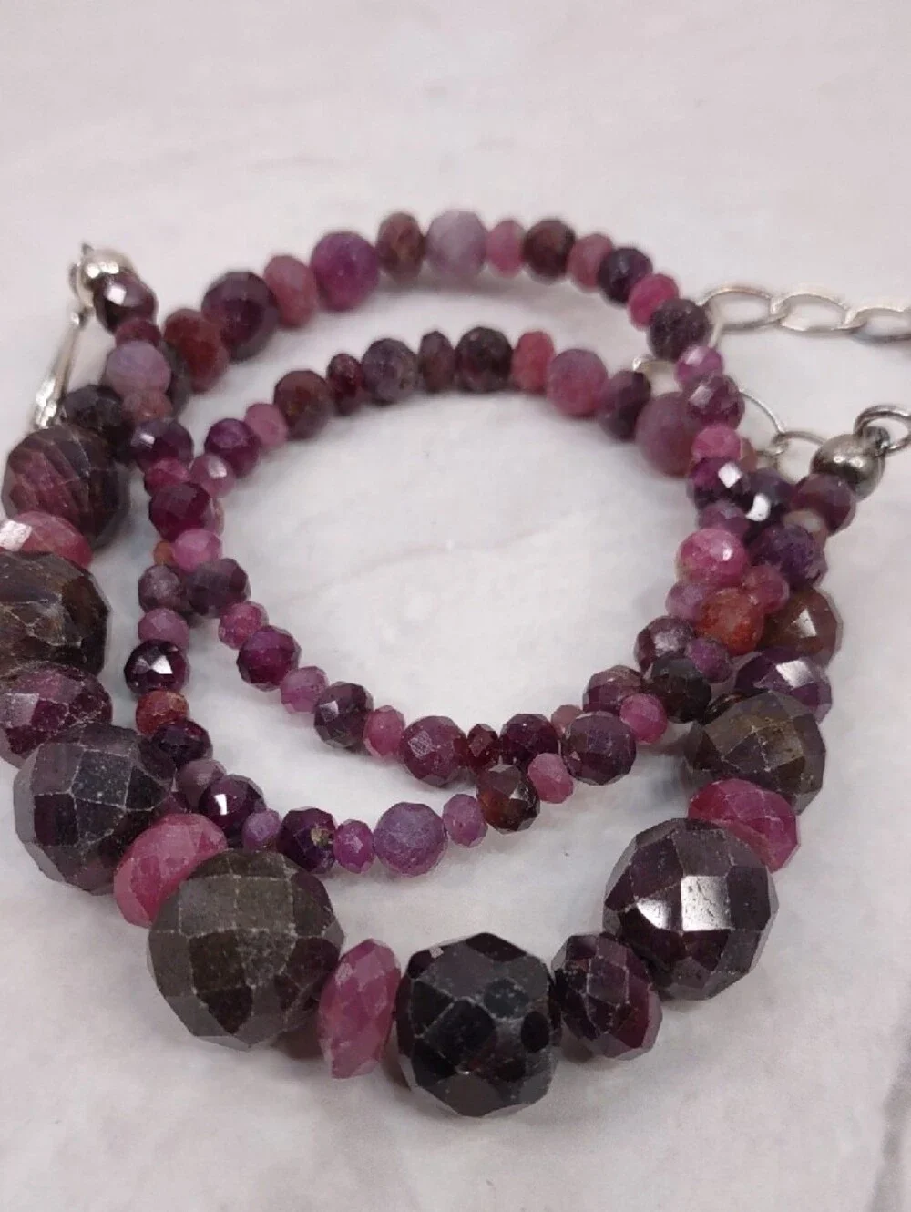 Jay King Faceted Ruby Gemstone Necklace